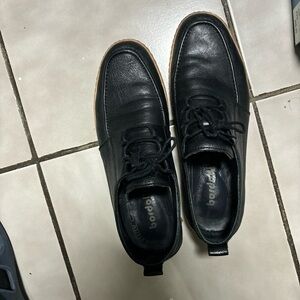 Turkish brand bordolli Black Leather Men's Shoes